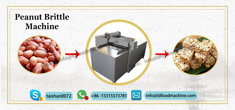 Automatic Peanut candy make machinery Peanut Brittle make machinery with Air Conditioning Cooling