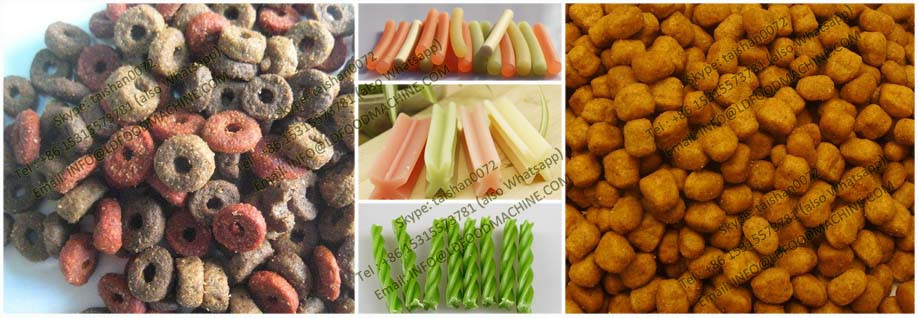 Hot selling dog chewing food make machinery in good price