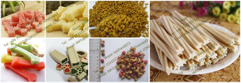 CE approved pet chewing snacks processing machinery
